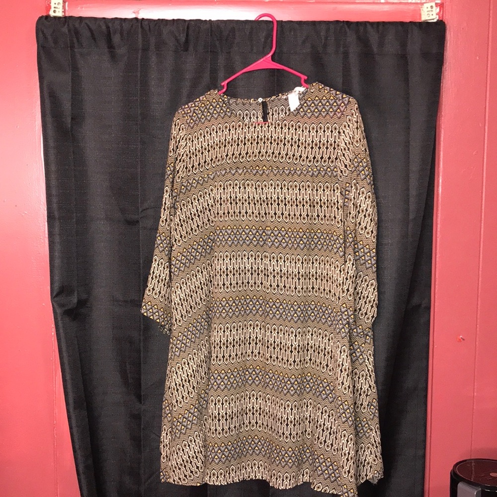 Multi Patterned Dress SIZE 14